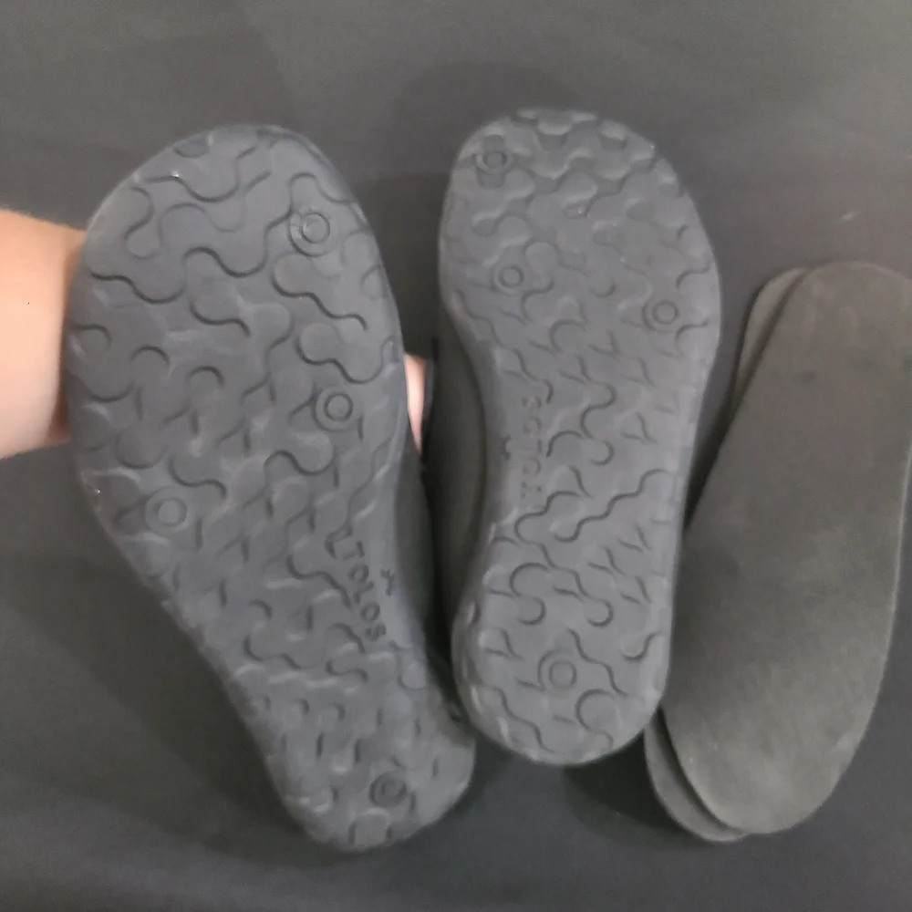 Tolos Lace Up Shoes Barefoot Women Size 6.5/Men Size 5 In Black